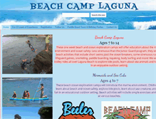 Tablet Screenshot of beachcamplaguna.com